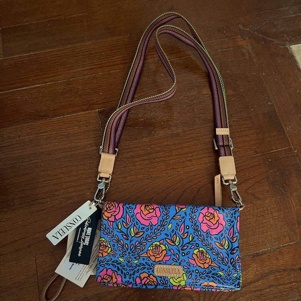Brand New with tags! Consuela Mandy Uptown Floral Crossbody Bag